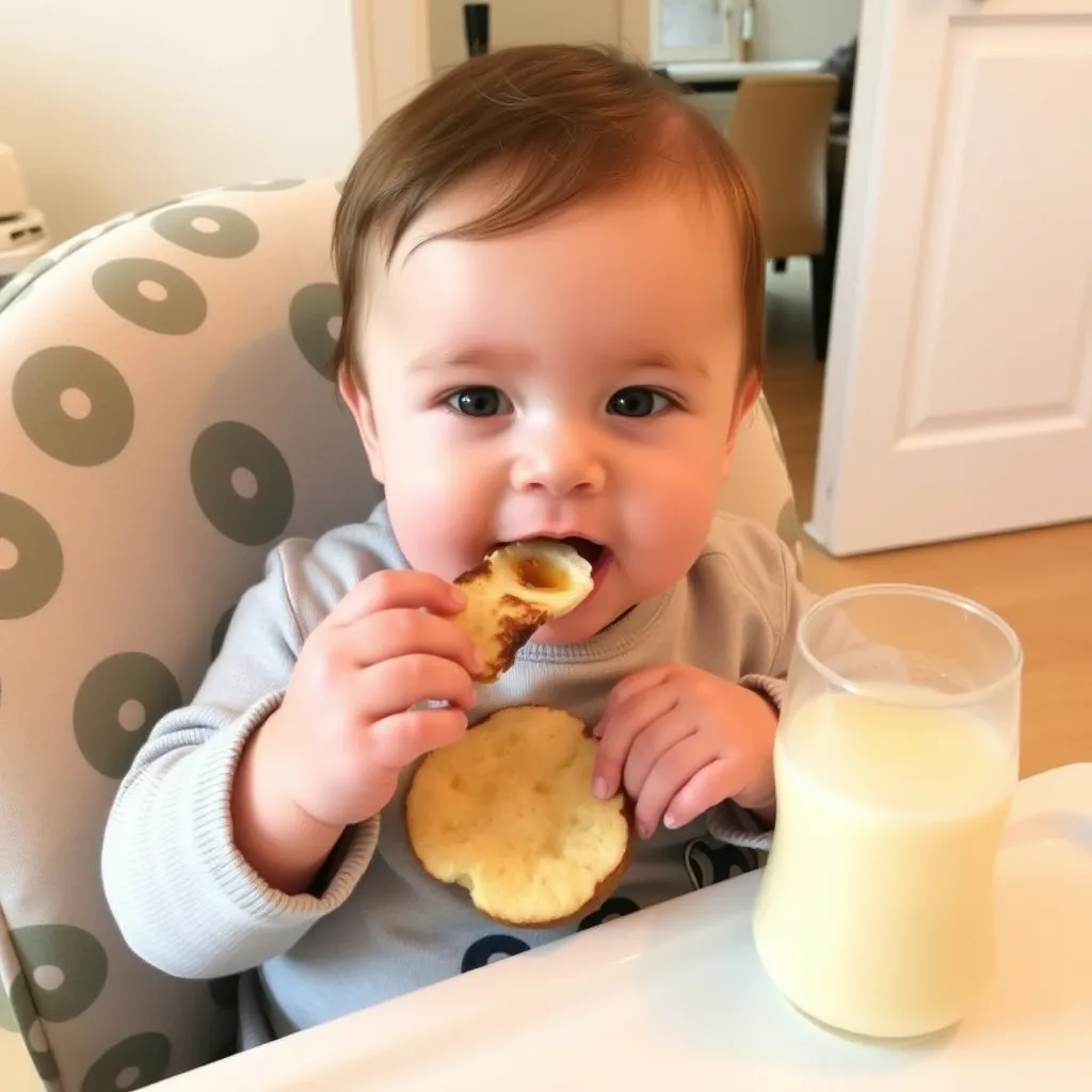 Baby eating Breakfast Ideas for 1 Year Old