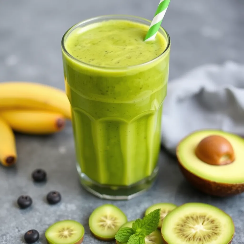 Green Monster Smoothie, smoothie recipes for kids