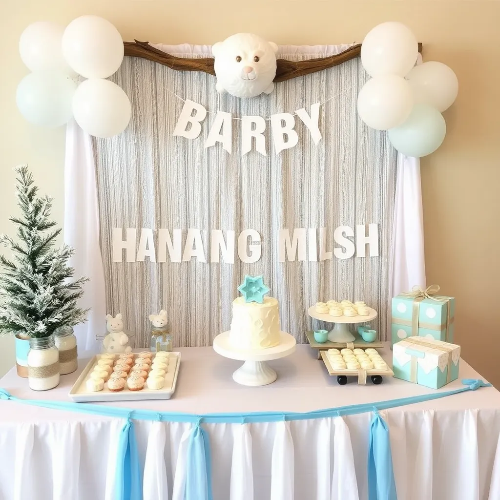 Winter Theme Baby Shower