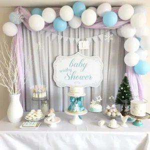 Winter Theme Baby Shower
