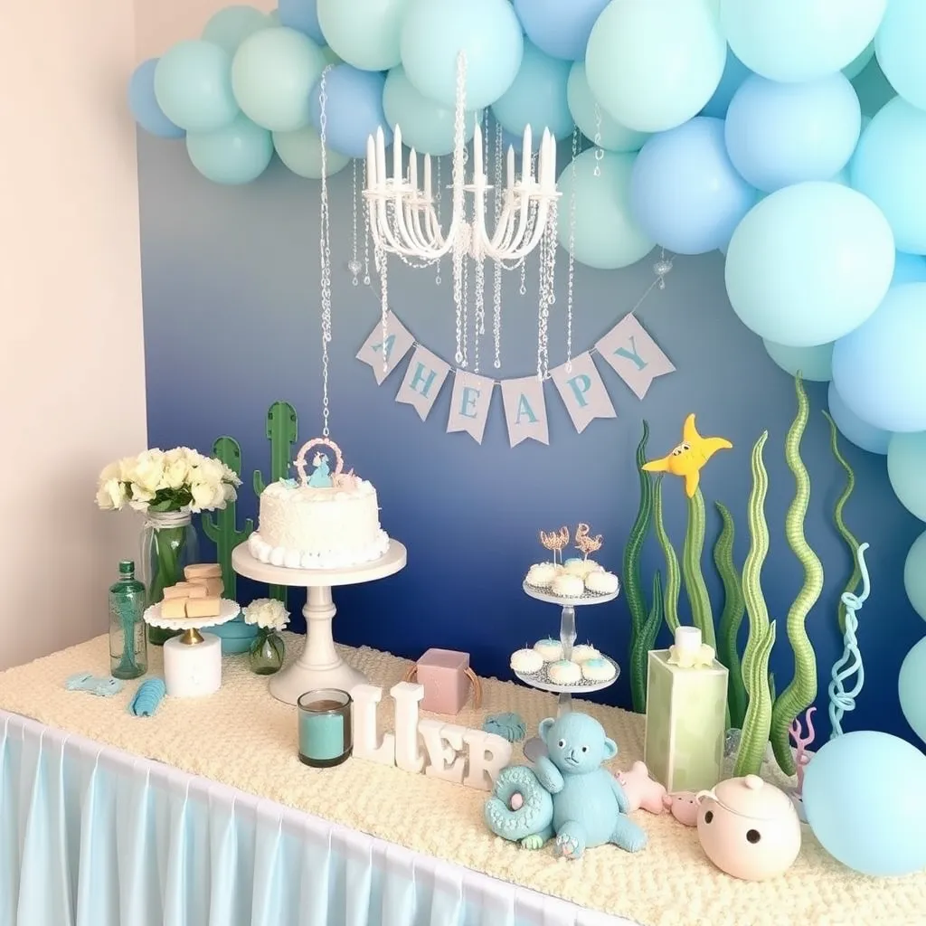 Under the Sea Baby Shower Cake