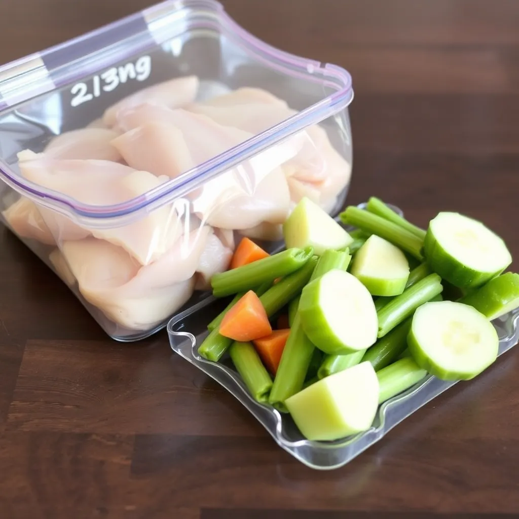 Storing and Freezing Chicken Baby Food