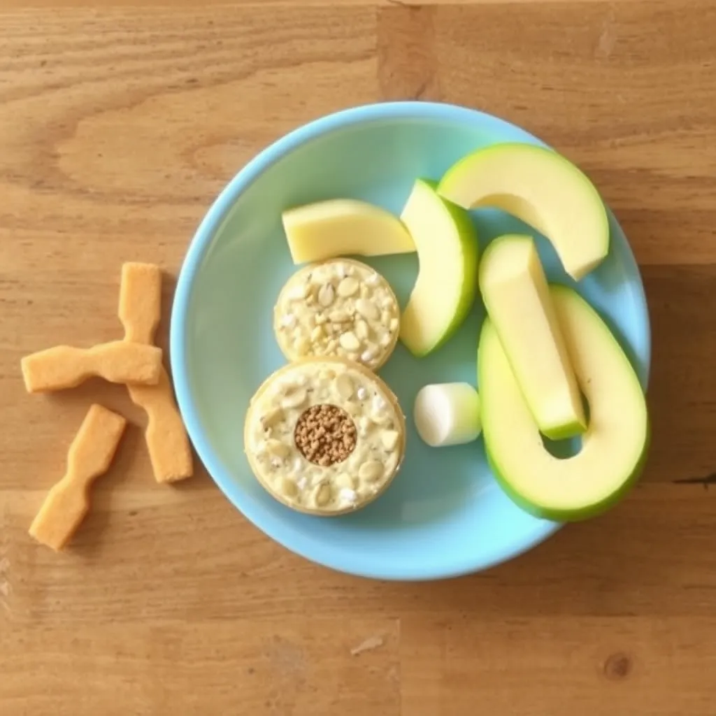 a plate of food on a table, Toddler Snacks Ideas