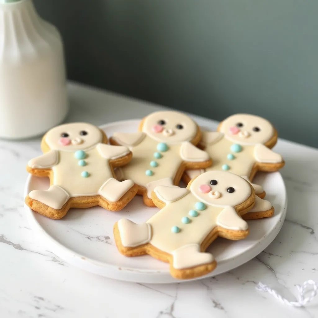 a plate of cookies on a table, Baby Cookies