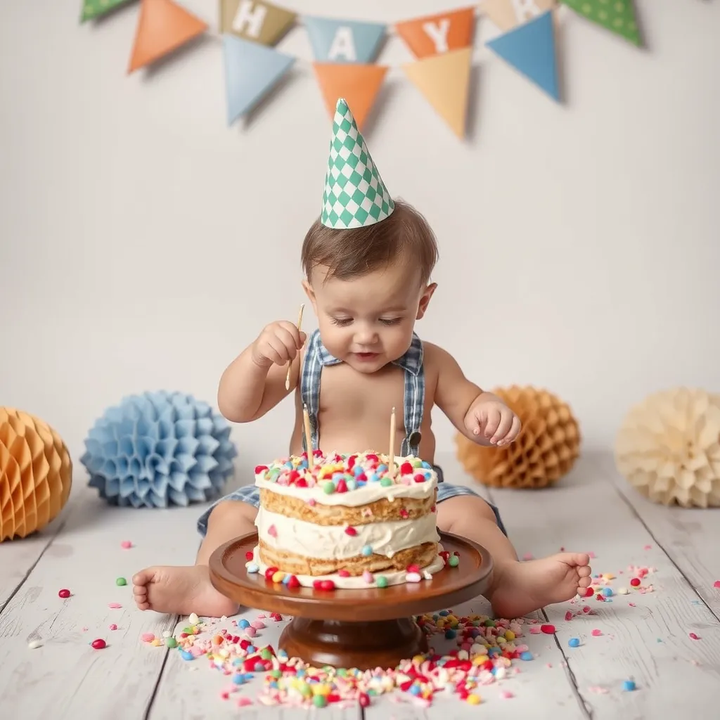 1 Year Old Cake Smash A Fun First Birthday Tradition (Messy Moments You’ll Love)