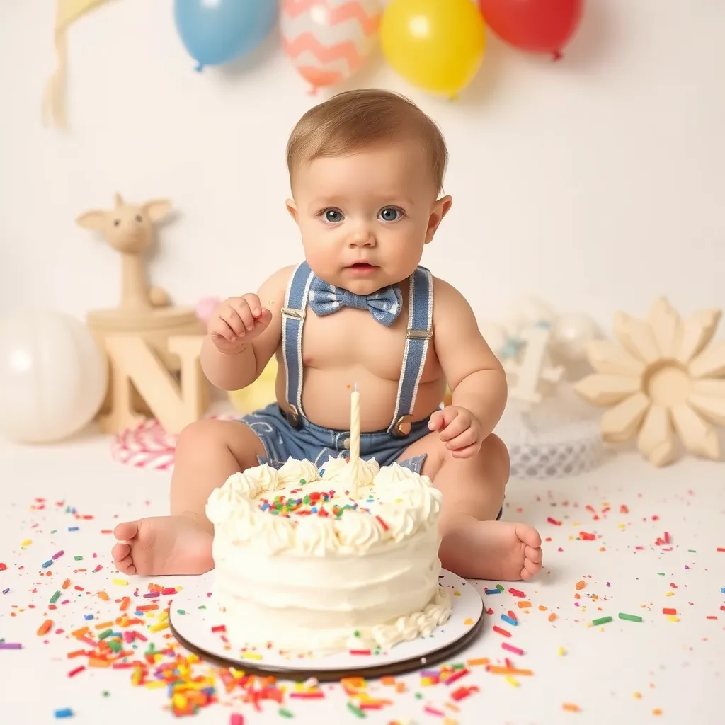 1 Year Old Cake Smash A Fun First Birthday Tradition (Messy Moments You’ll Love)