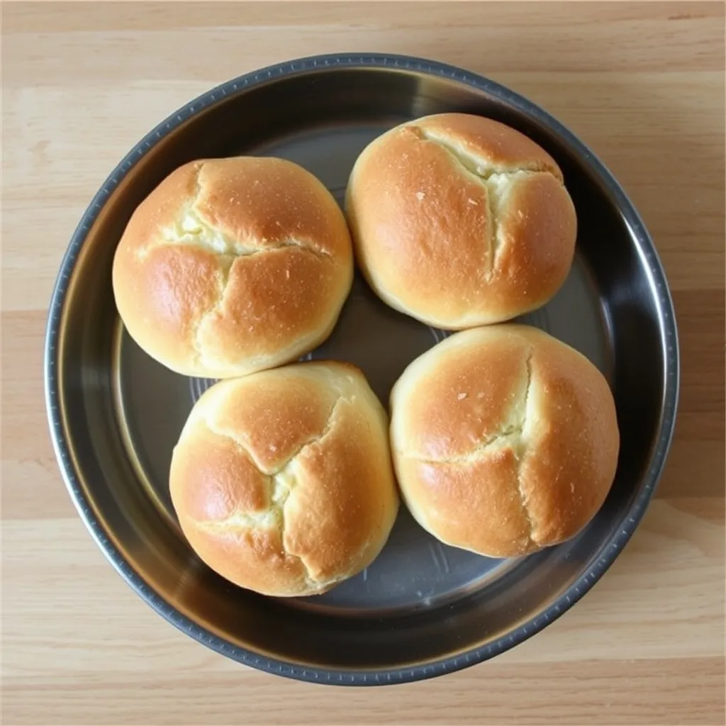 2 Ingredient Bread Rolls, little ingredient kids food