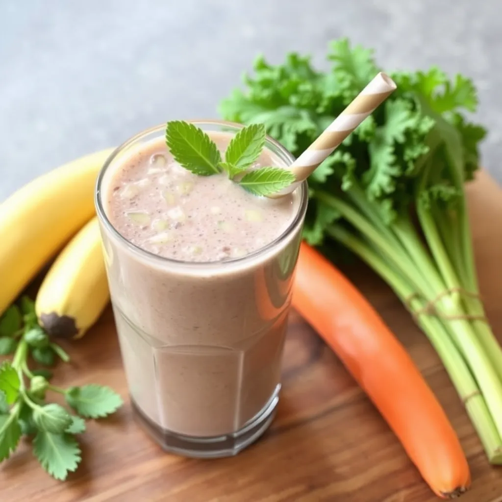 Probiotic and Veggie Smoothie, protein shakes for kids