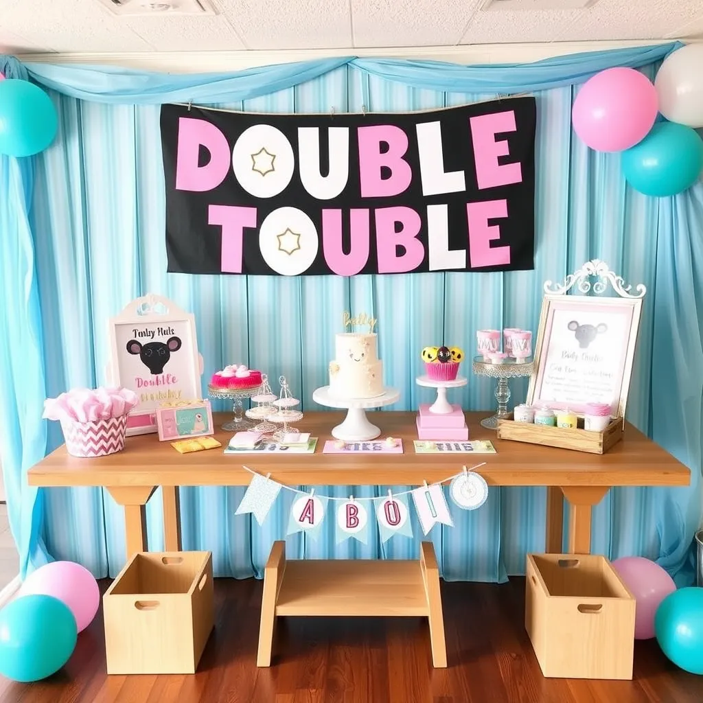 Twin Baby Shower ideas Theme