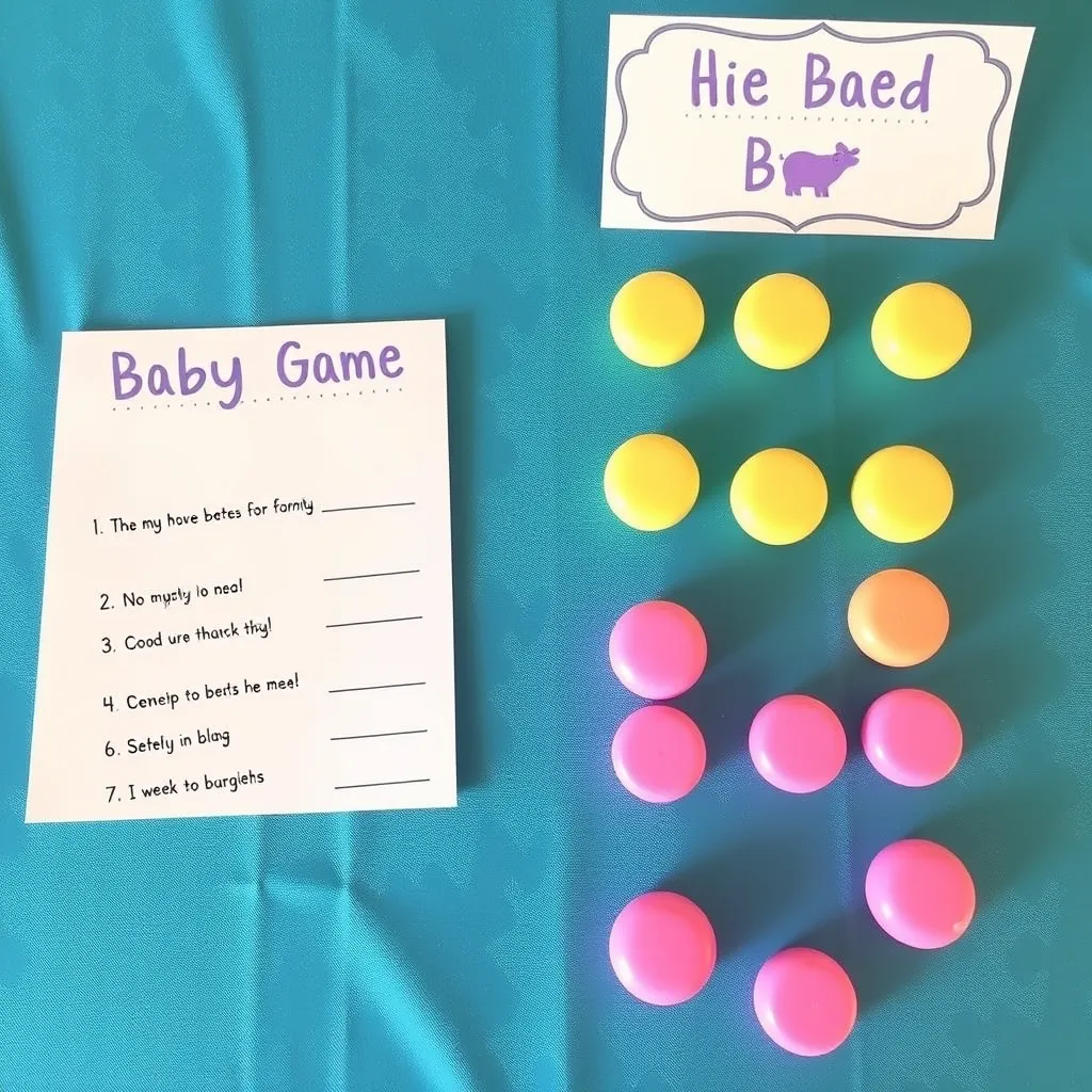 coed baby shower games