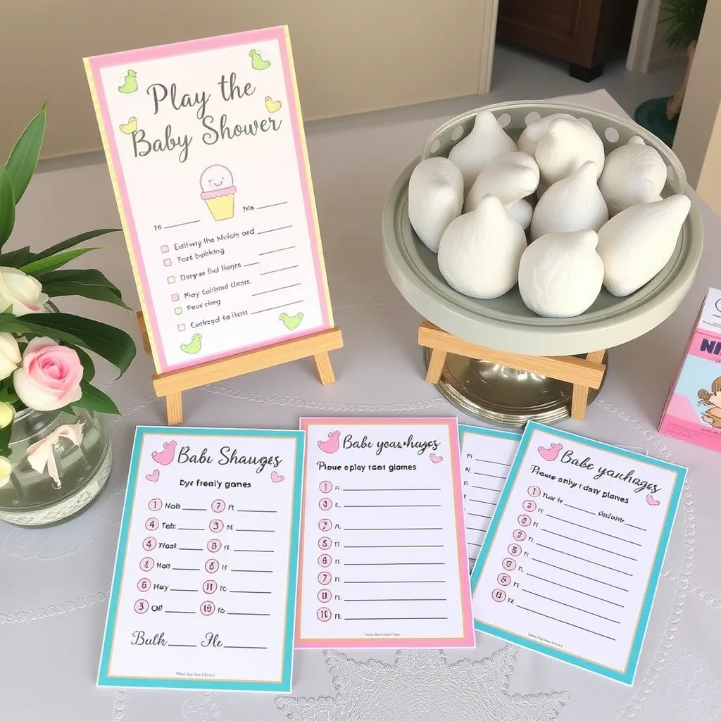 coed baby shower games