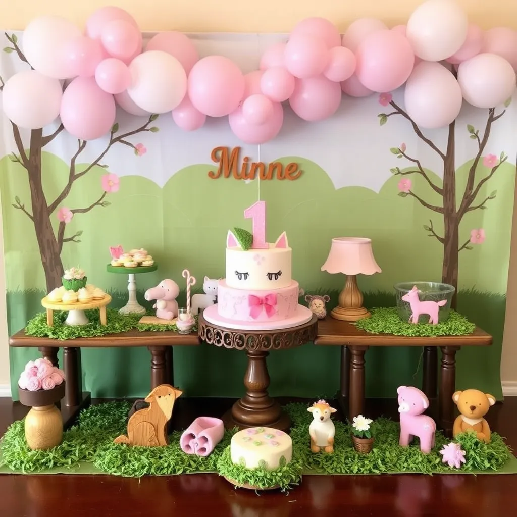  baby girl first birthday themes Woodland Fairy Tale