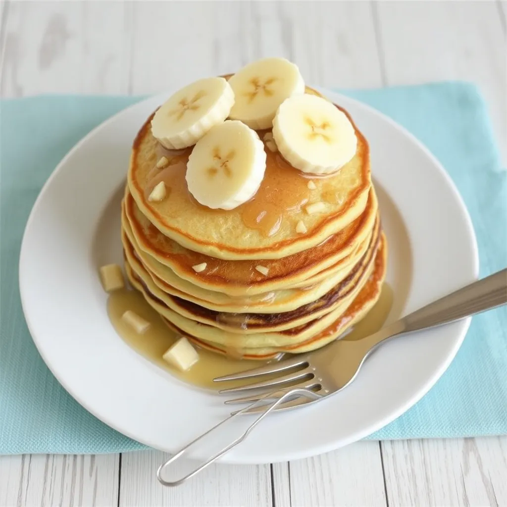 Apple-Banana Pancakes, banana pancakes for baby