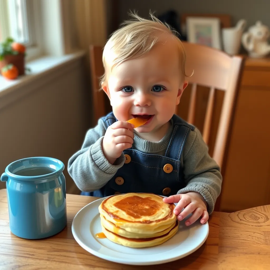 Pancakes for Babies with No Teeth Perfect for Your Baby!