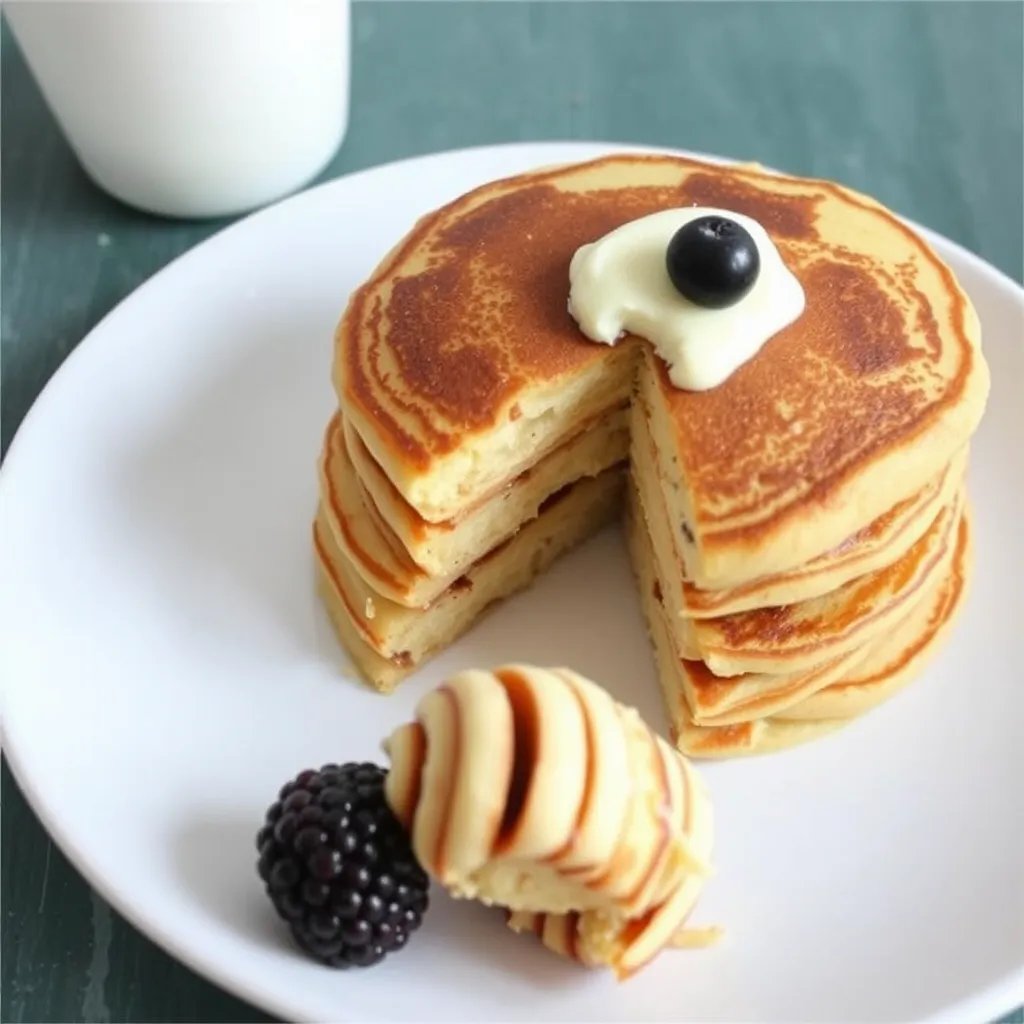 Two-Ingredient Pancakes, pancakes for babies with no teeth