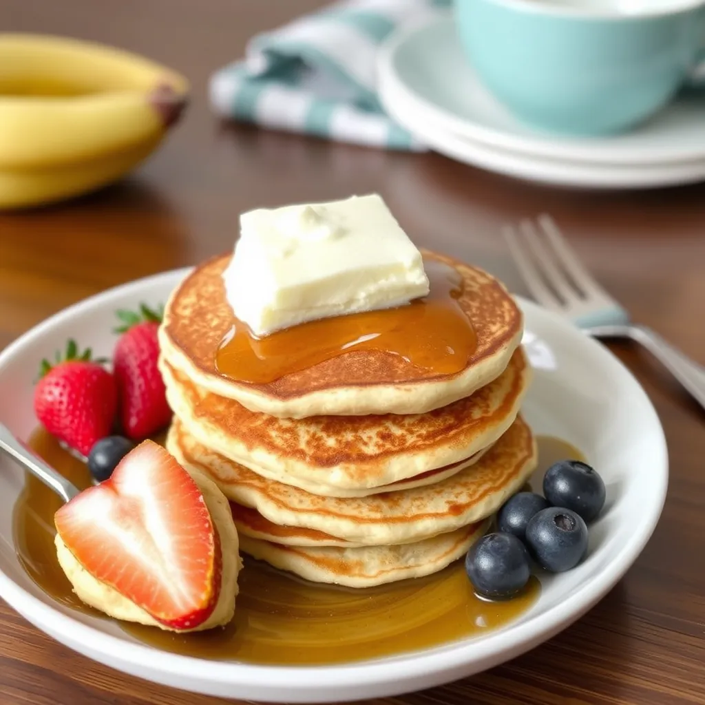 Basic 3-Ingredient Pancakes, pancakes for babies with no teeth