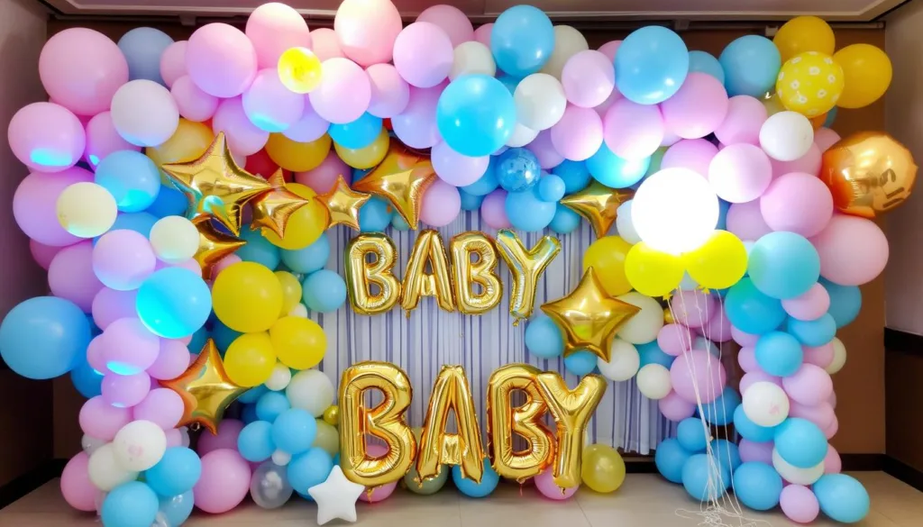 Baby Shower Balloon Decoration Trends Baby Shower Balloon Decoration Trends