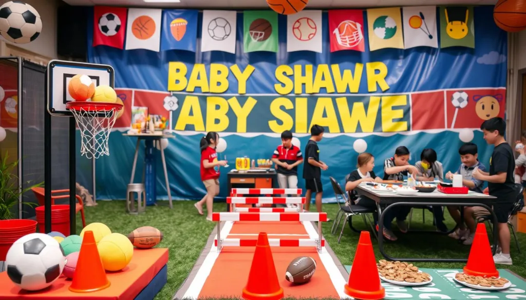 Sports-Themed Baby Shower Games