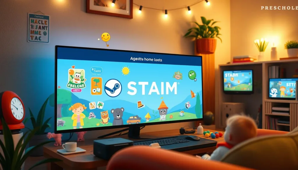 Steam Educational Gaming Platform for Kids