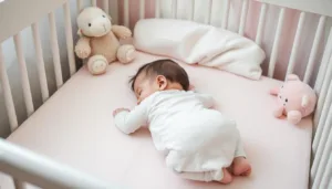 baby rolls onto stomach while sleeping but can't roll back