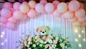 baby shower backdrop