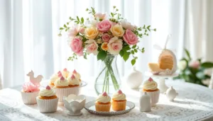 baby shower centerpieces