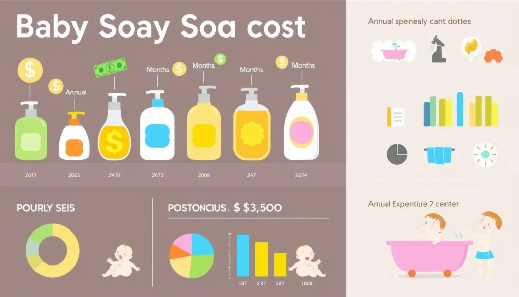 how much do you spend on baby soap each year