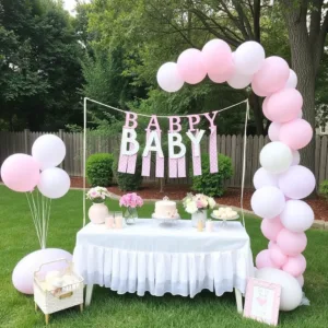 Outside Baby Shower Ideas for Girls