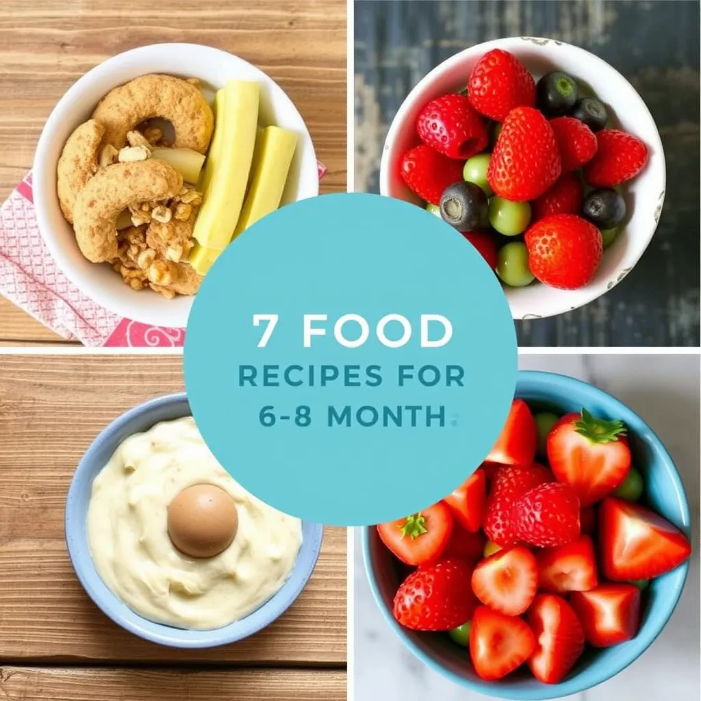 Delicious Baby Food Recipes for 6-8 Months