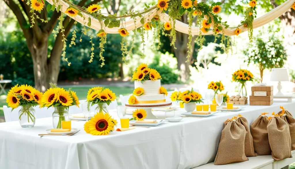 sunflower baby shower