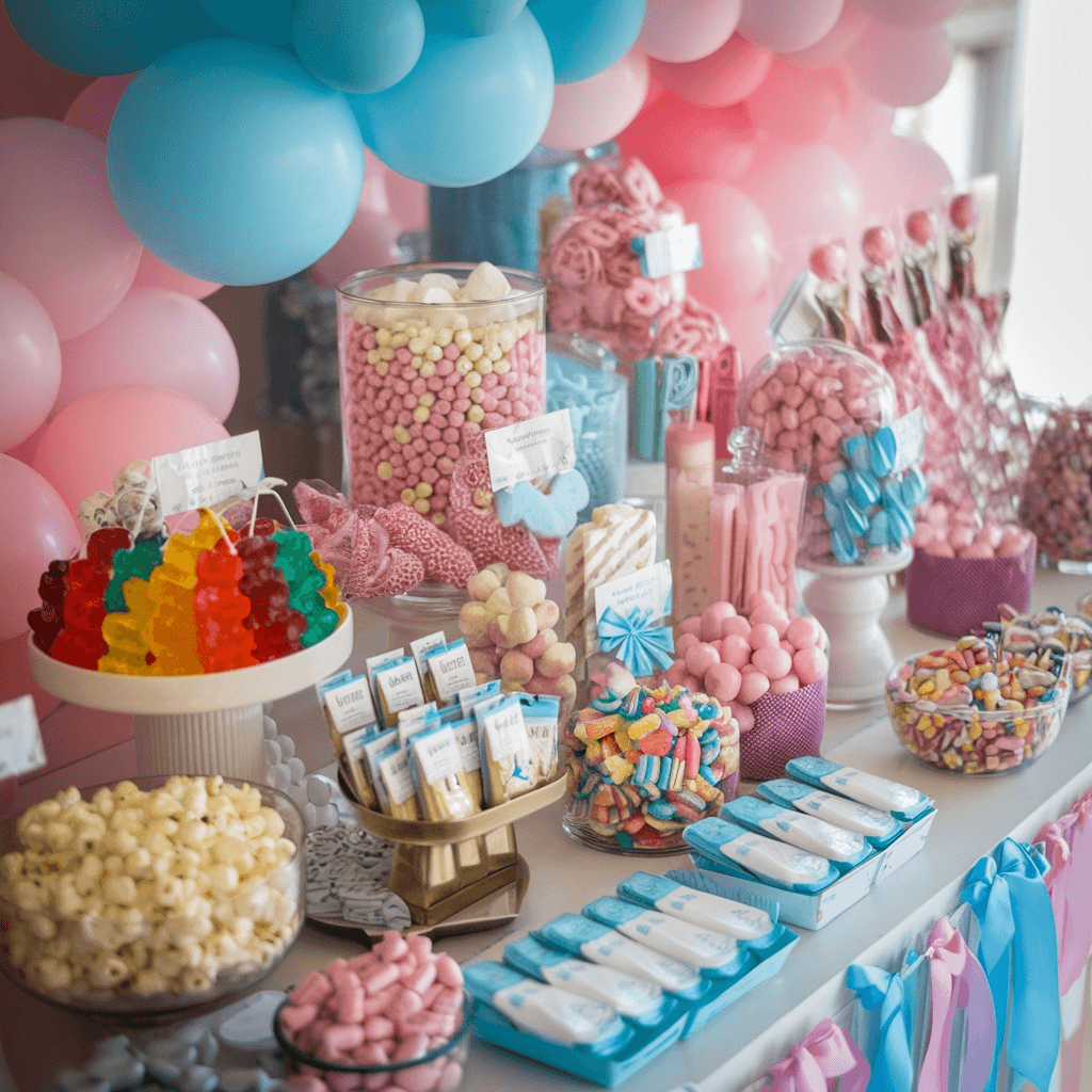 Baby Shower Candy Table A List of 15 Must-Have Treats for Guests