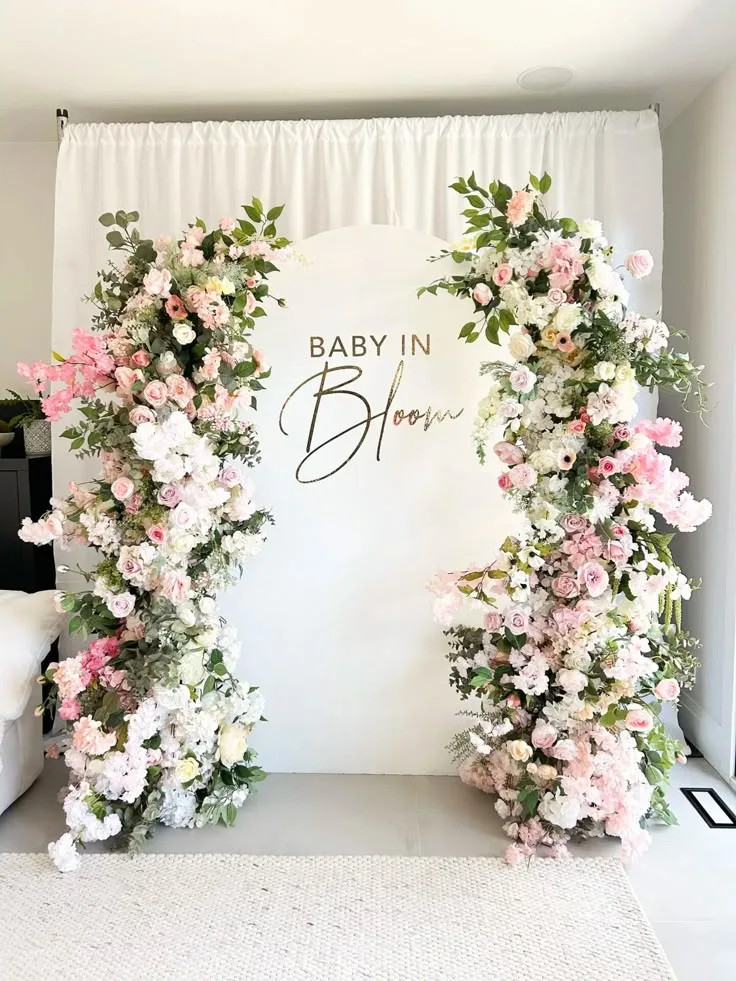 baby in bloom baby shower theme