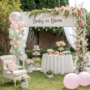 baby in bloom baby shower theme