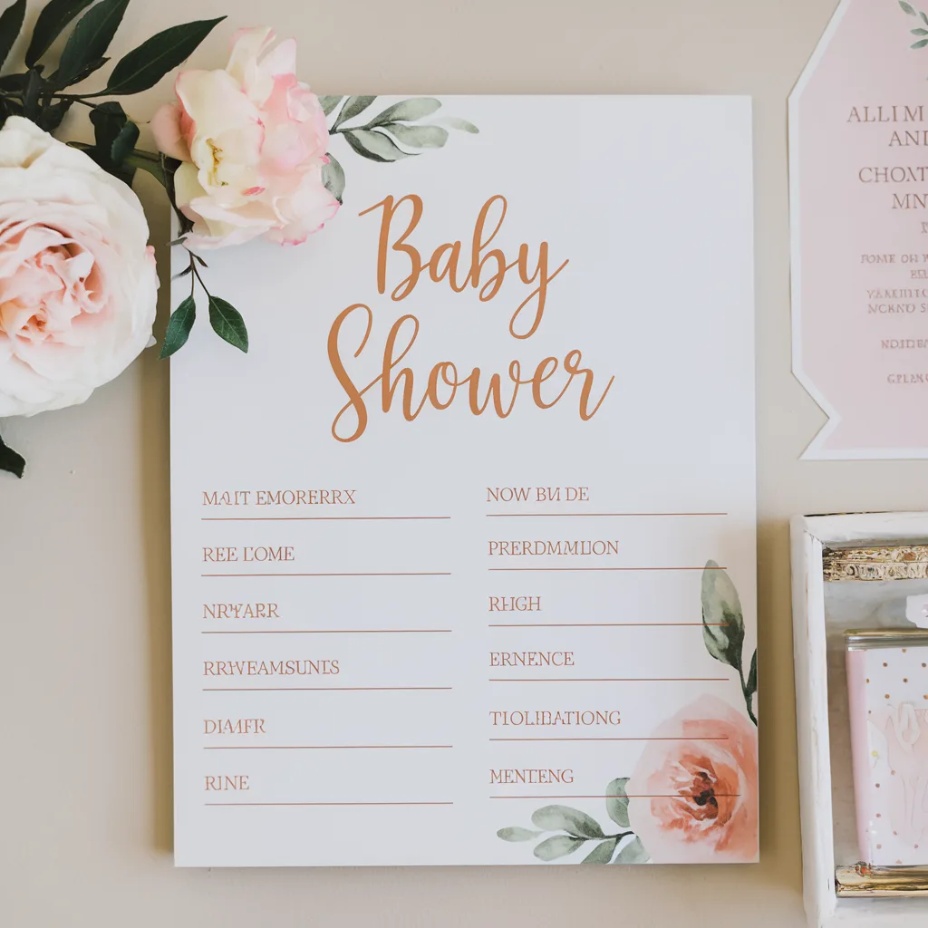 Virtual Baby Shower Games 