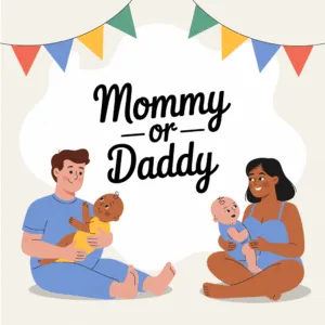 Mommy or Daddy Baby Shower Game