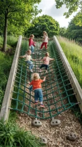 Creative sloped yard play area ideas for kids' outdoor fun