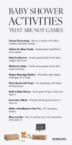 Baby shower activities ideas that are unique and fun for guests