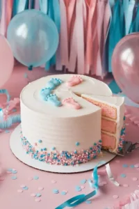 Colorful gender reveal cake ideas for a memorable celebration