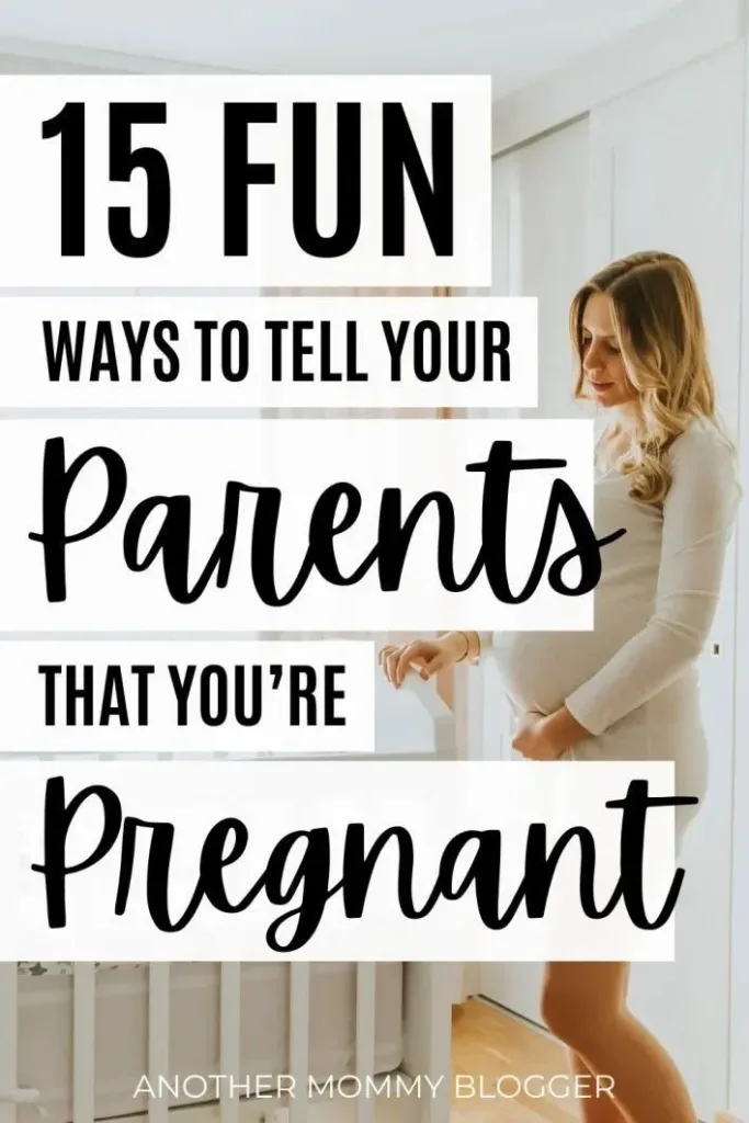 A joyful couple reveals pregnancy news to their parents.