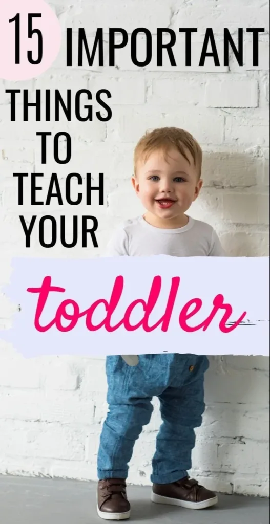 A parent teaching a toddler important life lessons.