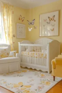 Beautiful yellow nursery ideas for creating a vibrant baby's room.