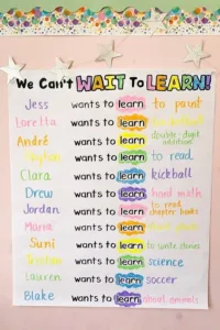 Engaging first day activities for students in the classroom