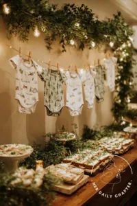 Rustic woodland baby shower decorations and theme inspiration
