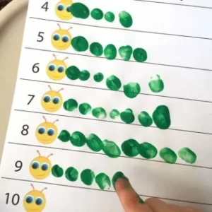 Preschoolers enjoying fun spring math activities with engaging visuals.