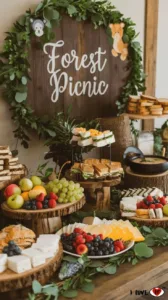 Woodland Baby Shower decoration ideas for a cute and cozy celebration.