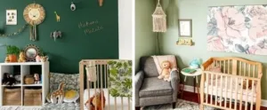 Green nursery ideas for a baby's room with eco-friendly decor.