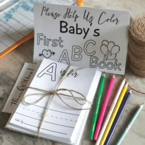 ABC Book Template available in PDF or printed format for educational use