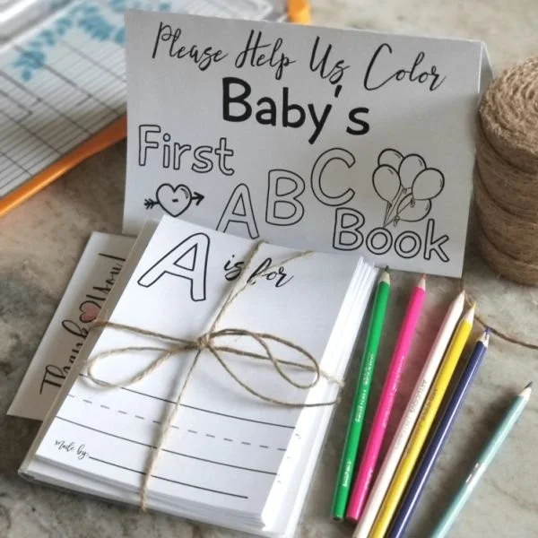 ABC Book Template PDF or Printed