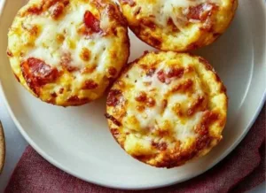Lunchbox pizza muffins perfect for kids, freezer-friendly for easy meal prep
