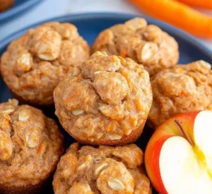 Soft banana muffins ideal for toddler breakfast